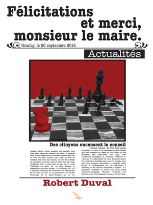 cover image of Félicitations et merci, monsieur le maire